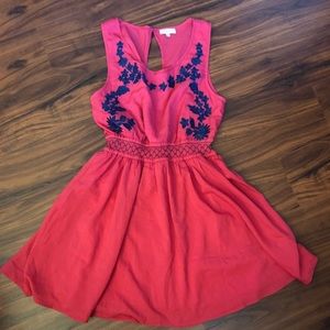 EUC summer dress with embroidery